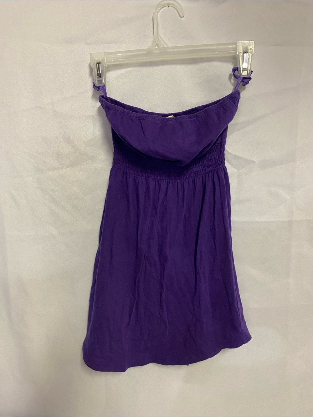 Empyre Purple Strapless Tube Top Dress Swim Cover Up